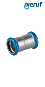 Manguito de prensar H x H DN65 - 76,1 mm Acero inoxidable