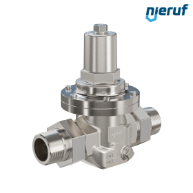 Reduktor niskiego ciśnienia gwint zewnętrzny 1 1/4" cala DM19 stal nierdzewna EPDM FDA 0.2 - 2.0 bar