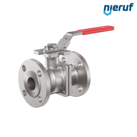 robinet à boisseau sphérique à brides DN32 FK06 ANSI 150 acier inoxydable 1.4408