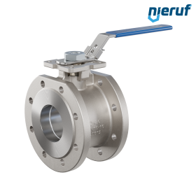 Compact ball valve DN80 PN16 FK04 stainless steel 1.4408