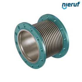 Axial expansion joint DN250 Type KP03 steel-flanges and sleeve made of stainless steel