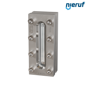 Behälter-Schauglas L=170mm  BS03 Edelstahl 1.4571 PTFE Borosilikatglas, Reflex 16bar