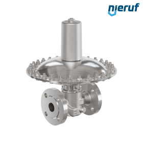 mbar-Regler DN25 DM24 Flansch DIN EN 1092 Edelstahl EPDM 50 - 200 mbar