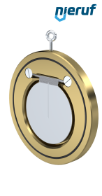 Zwischenflansch-Rückschlagklappe DN125 ZR09 Alubronze 2.0975 NBR