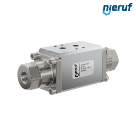 Válvula coaxial de 2/2 vías CV05 3/8" rosca hembra - DN10 acero inoxidable máx. 160 bar NO - para aplicación de agua