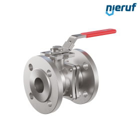 robinet à boisseau sphérique à brides DN40 PN40 FK06 acier inoxydable 1.4408