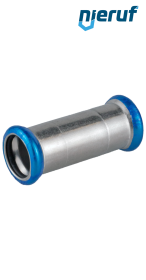 manchon coulissant F x F DN15 - 18,0 mm acier inoxydable