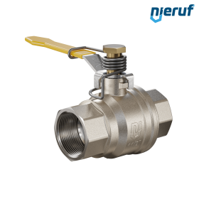 ball valve with spring reload DN40 - 1 1/2" inch GK13